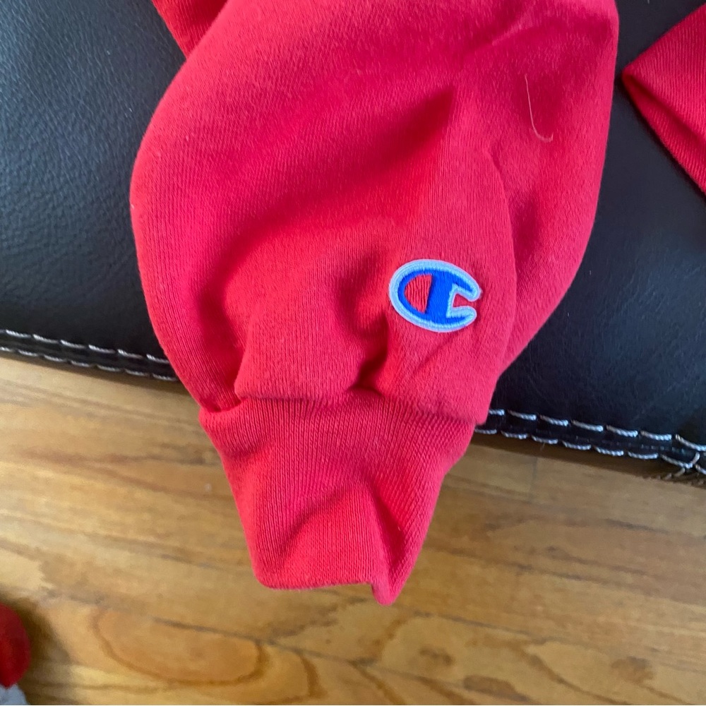 Fairfield University Custom Red Cropped Hoodie - image 4